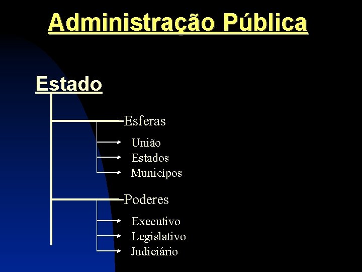 DISCIPLINA INTRODUO ADMINISTRAO PBLICA Prof Vitor Maciel ADMINISTRAO