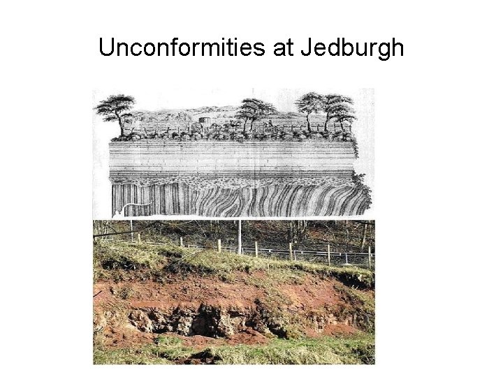 Unconformities at Jedburgh 