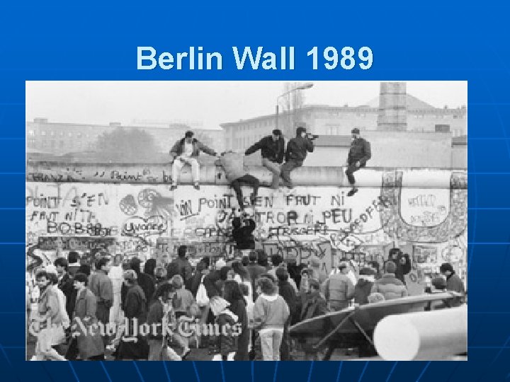 Berlin Wall 1989 