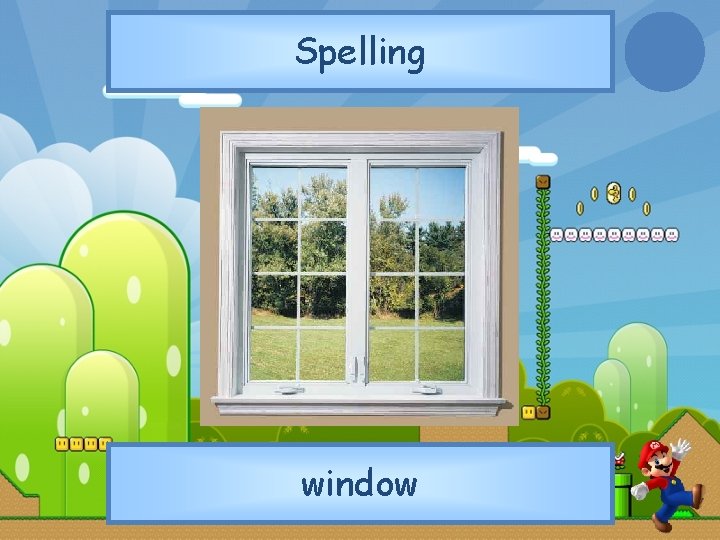 Spelling window 