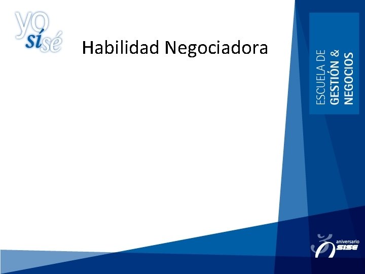 Habilidad Negociadora 