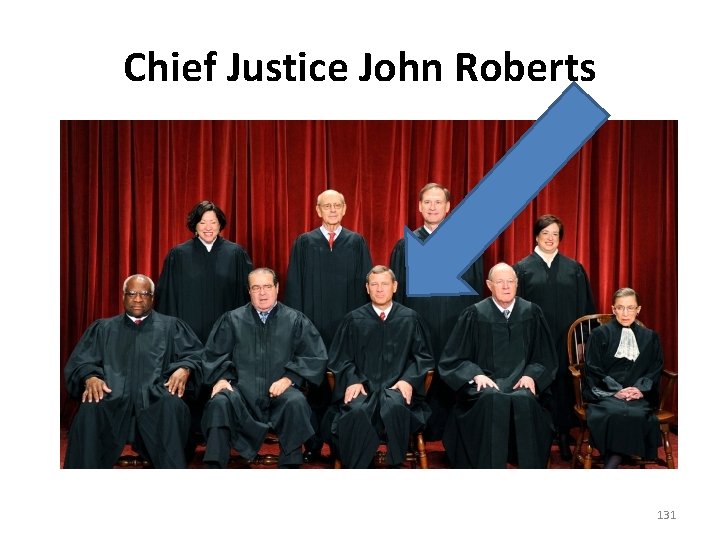 Chief Justice John Roberts 131 