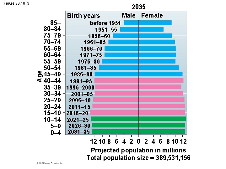 Figure 36. 10_3 Age Birth years 2035 Male Female before 1951 85 80– 84