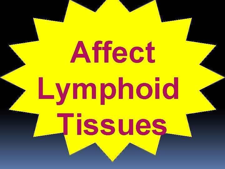 Affect Lymphoid Tissues 