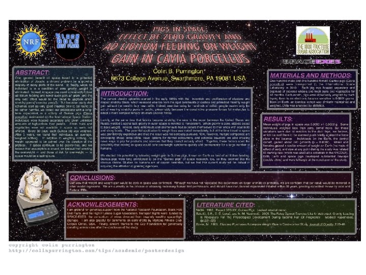 Communicating with a scientific poster Mark H Ebell