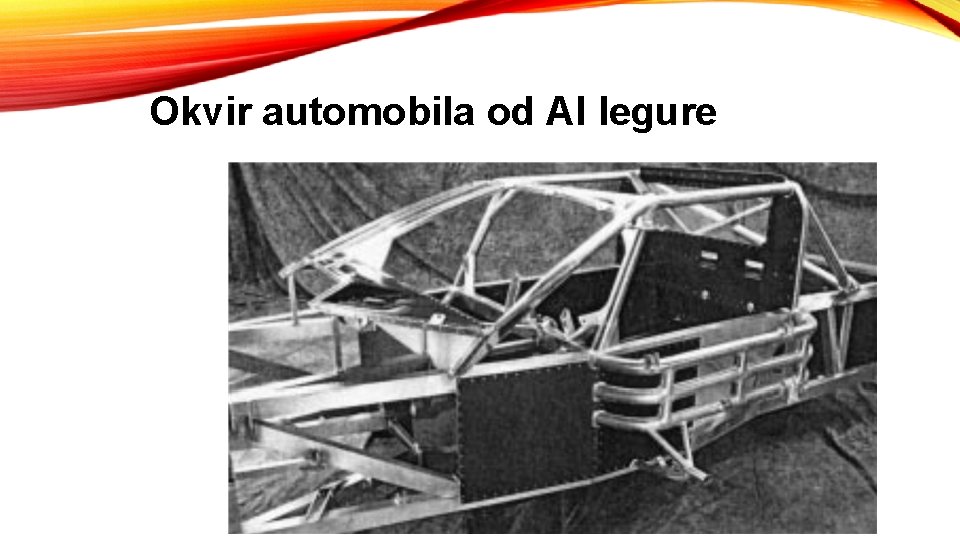 Okvir automobila od Al legure 