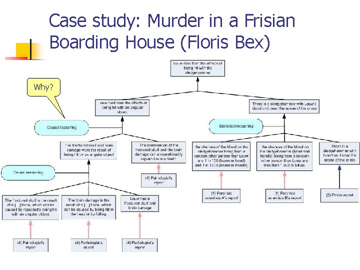 Case study: Murder in a Frisian Boarding House (Floris Bex) Why? Case study: Murder in a Frisian Boarding House (Floris Bex) Why?