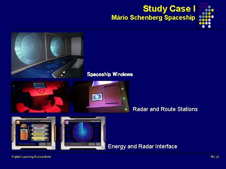 Study Case I Mário Schenberg Spaceship Windows Radar and Route Stations Energy and Radar
