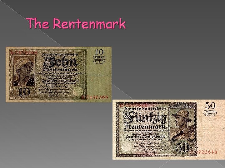 The Rentenmark 