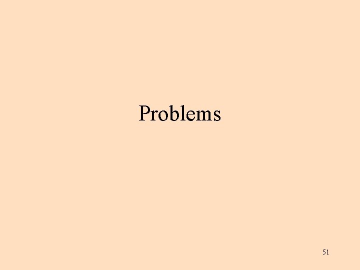 Problems 51 