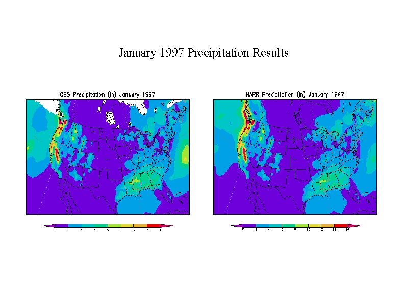 January 1997 Precipitation Results 