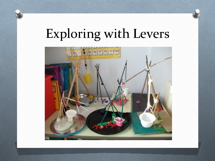 Exploring with Levers 