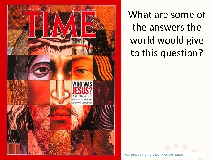 What are some of the answers the world would give to this question? https: