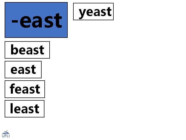 -east beast feast least yeast 