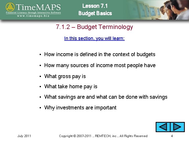 Lesson 7 1 Budget Basics Introduction A budget