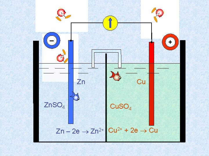 _ + Cu Zn Zn. SO 4 Cu. SO 4 Zn – 2 e