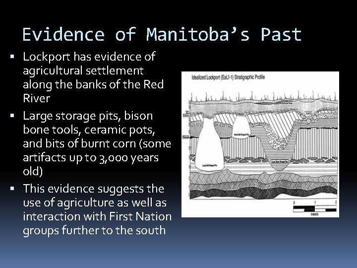 Evidence of Manitoba’s Past Lockport has evidence of agricultural settlement along the banks of Evidence of Manitoba’s Past Lockport has evidence of agricultural settlement along the banks of