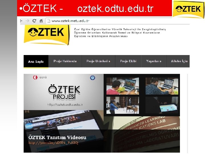  • ÖZTEK - oztek. odtu. edu. tr 