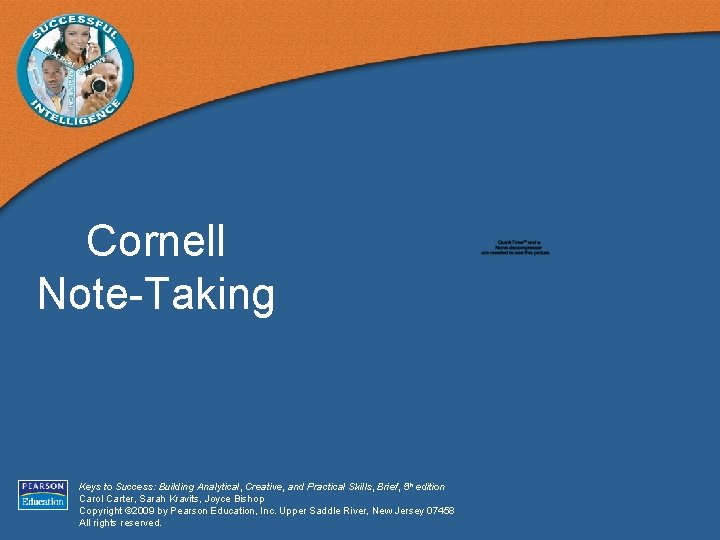 Cornell Note-Taking Keys to Success: Building Analytical, Creative, and Practical Skills, Brief, 5 th