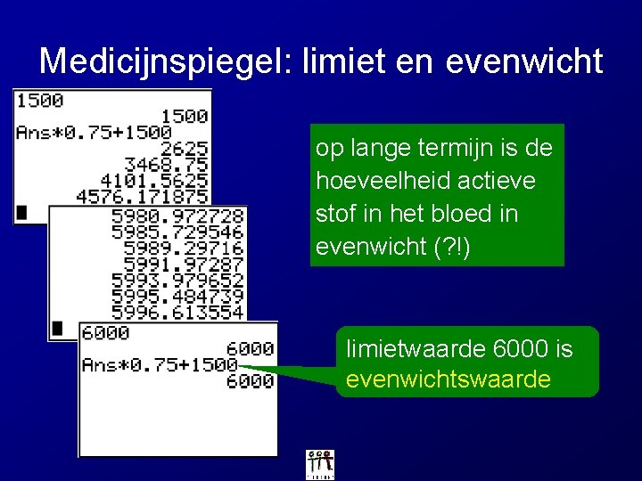 Medicijnspiegel: limiet en evenwicht op lange termijn is de hoeveelheid actieve stof in het