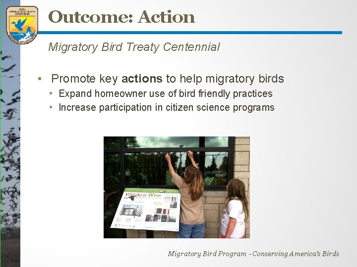 Migratory Bird Treaty Centennial Celebrating 100 Years of