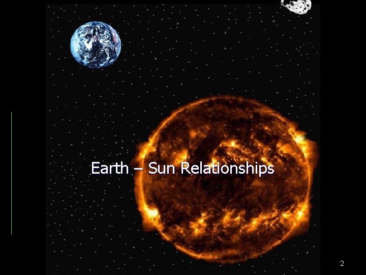 Earth – Sun Relationships 2 