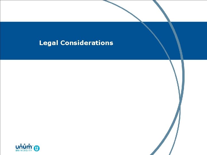 Legal Considerations 