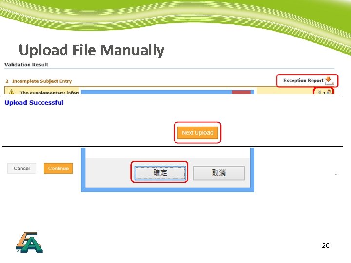 Upload File Manually 26 