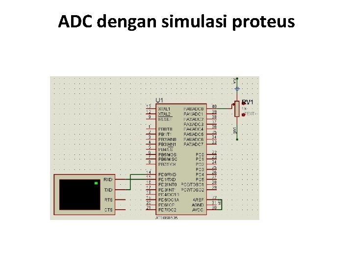 ADC dengan simulasi proteus 