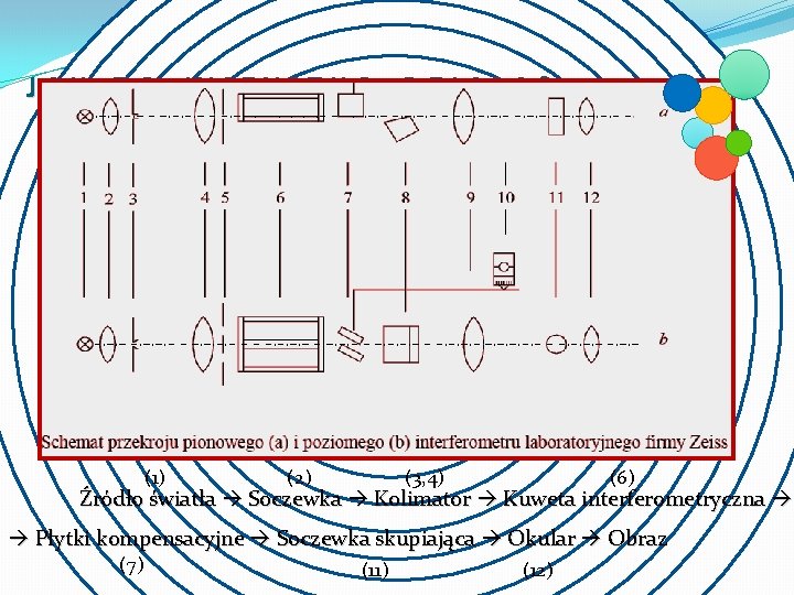JAK TO WSZYSTKO DZIAŁA? (1) (2) (3, 4) (6) Źródło światła Soczewka Kolimator Kuweta