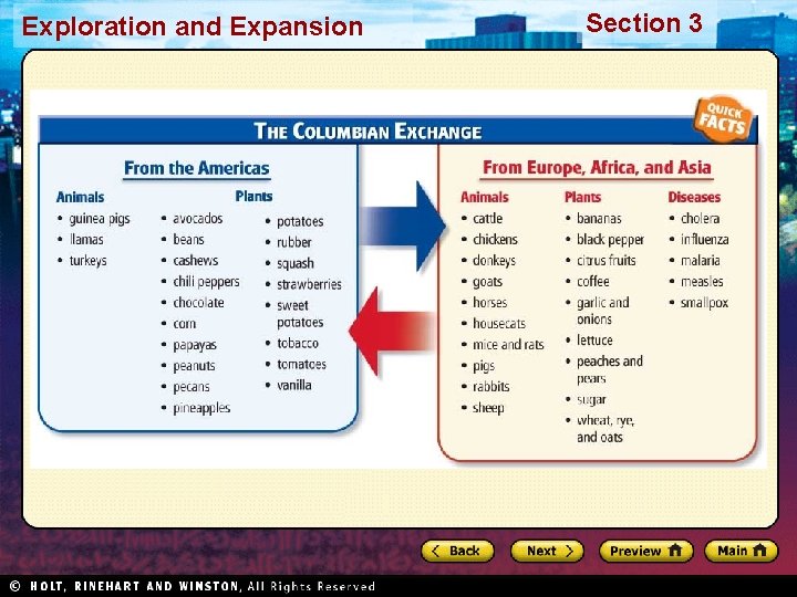 Exploration and Expansion Section 3 