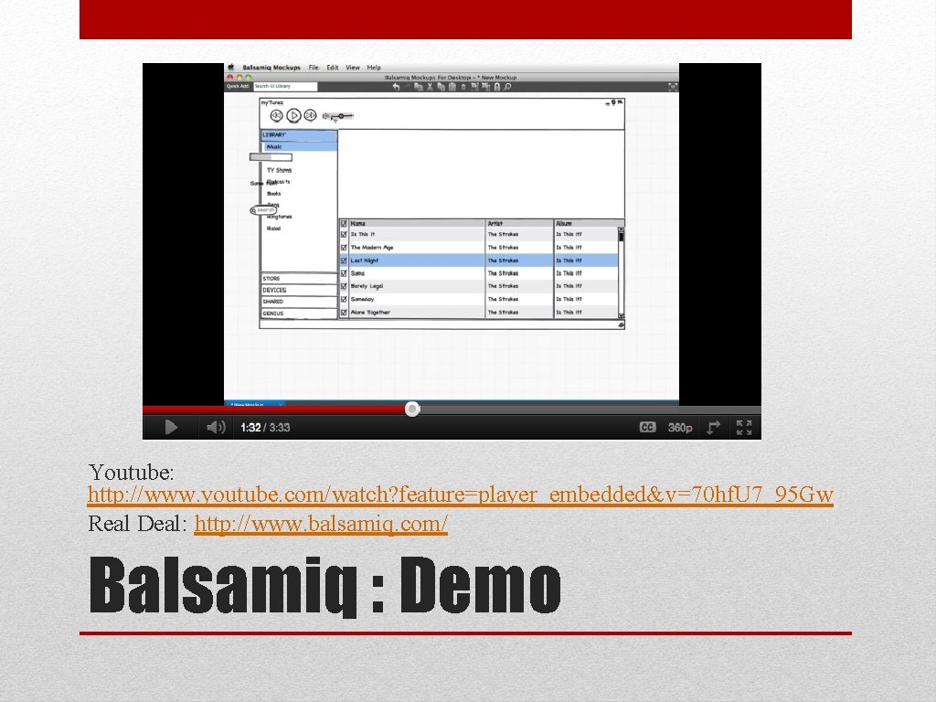 Youtube: http: //www. youtube. com/watch? feature=player_embedded&v=70 hf. U 7_95 Gw Real Deal: http: //www.