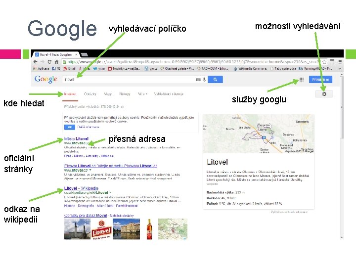 Google vyhledávací políčko služby googlu kde hledat přesná adresa oficiální stránky odkaz na wikipedii