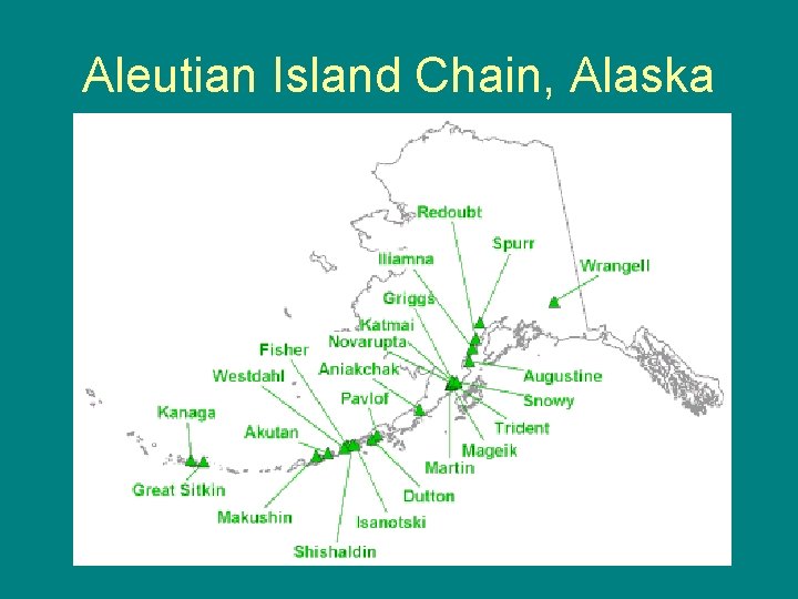 Aleutian Island Chain, Alaska 