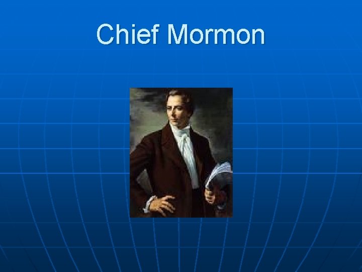 Chief Mormon 