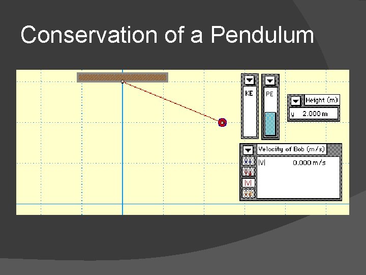 Conservation of a Pendulum 