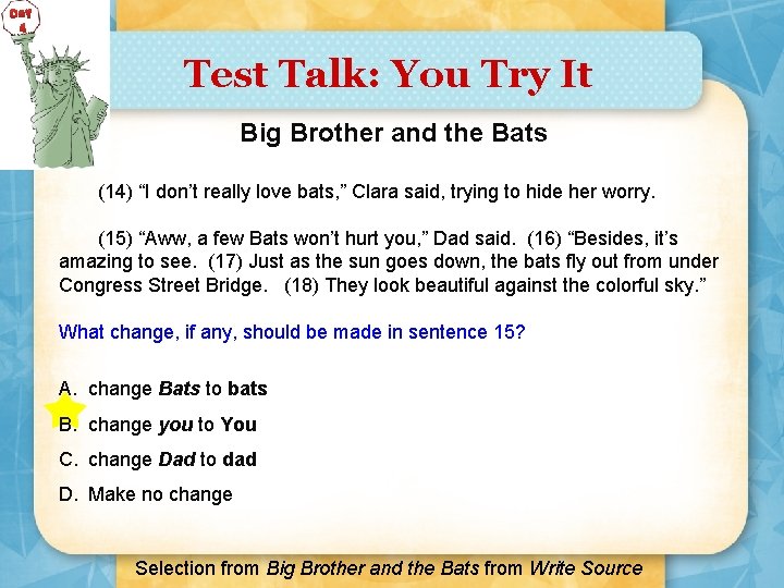Day 4 Test Talk: You Try It Big Brother and the Bats (14) “I