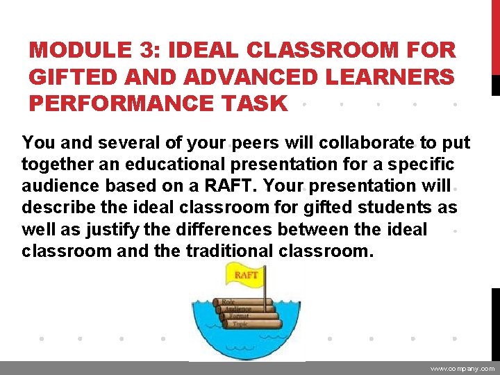 MODULE 3 INTRODUCTION AND MODULE OVERVIEW STANDARDS KNOWLEDGE