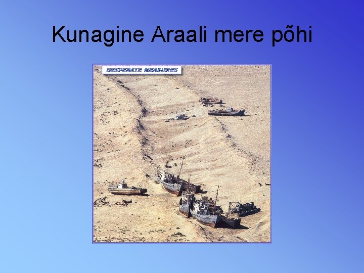 Kunagine Araali mere põhi 