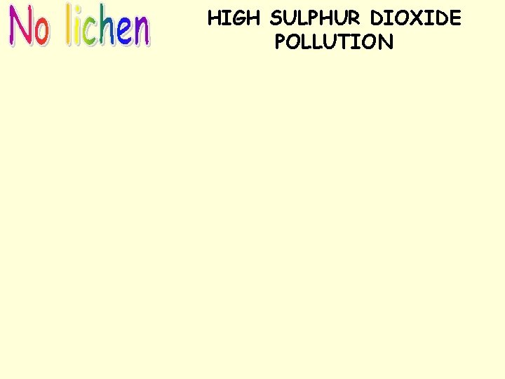 HIGH SULPHUR DIOXIDE POLLUTION 