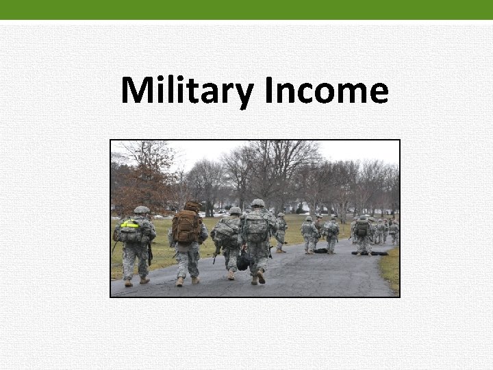 Military Income 