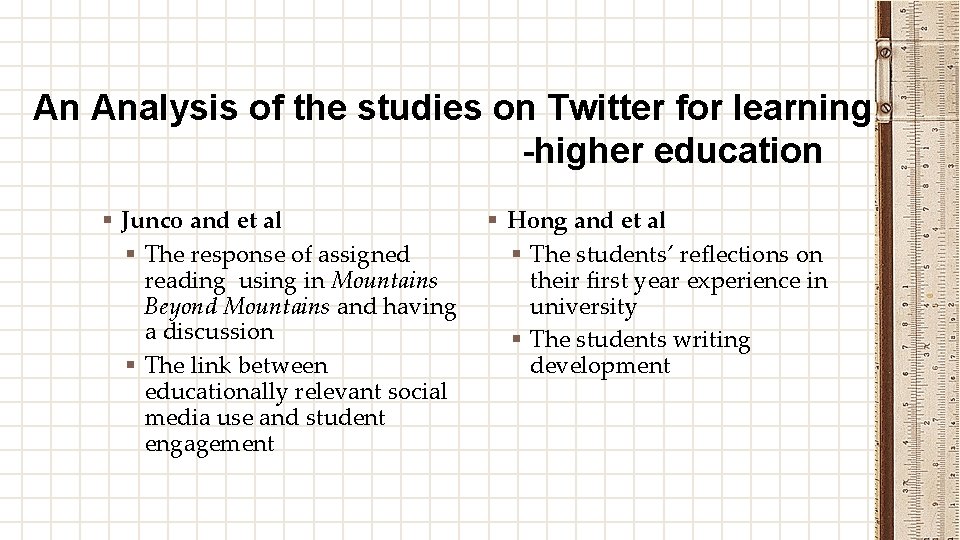 Learning Writing through Twitter STUDENTS WRITING AND REVISING