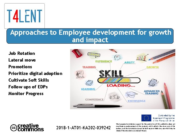 Approaches to Employee development for growth and impact Job Rotation Lateral move Promotions Prioritize