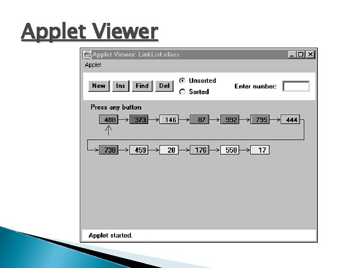 Applet Viewer 