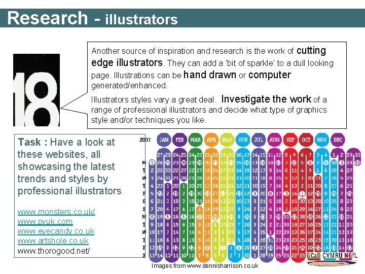 Research - illustrators Another source of inspiration and research is the work of cutting