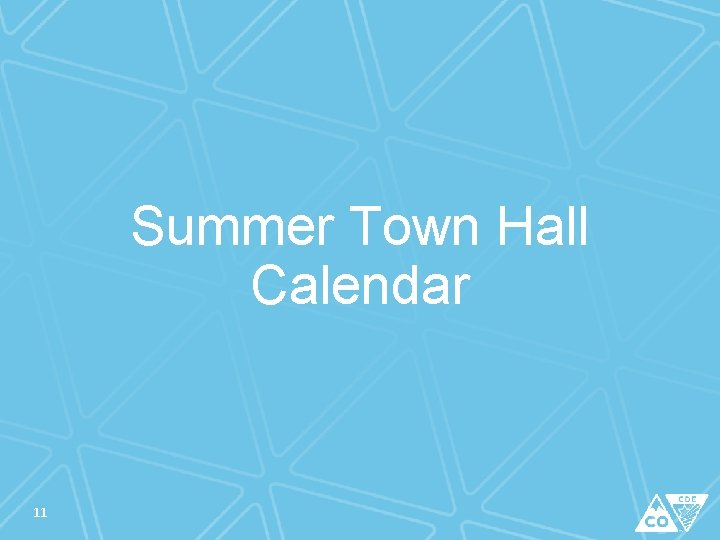 Summer Town Hall Calendar 11 