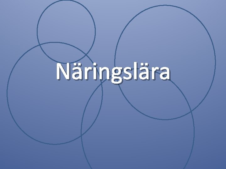 Näringslära 