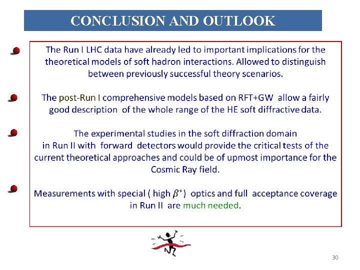CONCLUSION AND OUTLOOK 30 