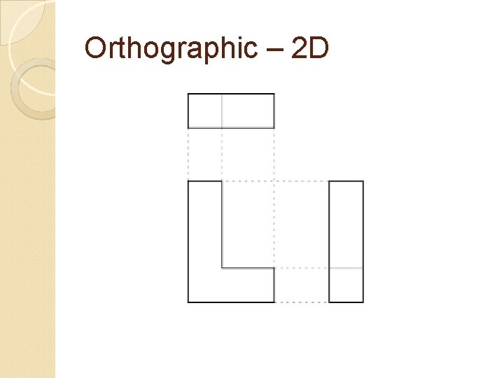 Orthographic – 2 D 
