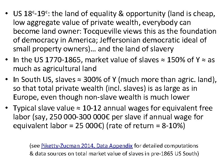  • US 18 c-19 c: the land of equality & opportunity (land is